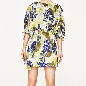 Zara floral dress
